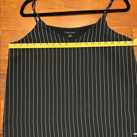 Tommy Hilfiger Dark Blue and White Pinstripe Camisole - Picture 5 of 6